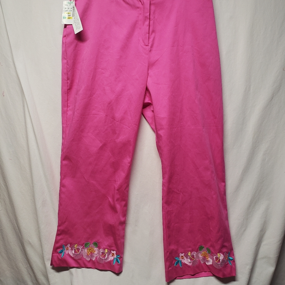 Mirette SZ 16 Flamingo Capris. NWT